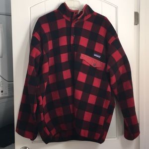 Patagonia Buffalo Plaid Fleece Pullover